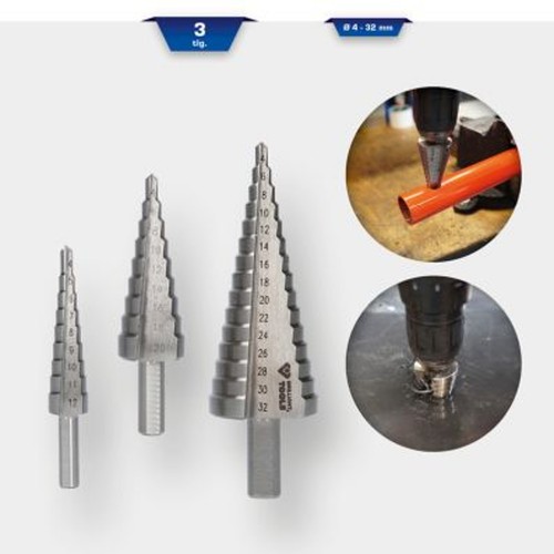 Stufenbohrer satz tools - stufenbohrer-satz,