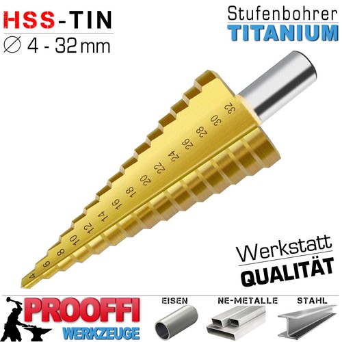 Hss stufenbohrer schälbohrer - hss,